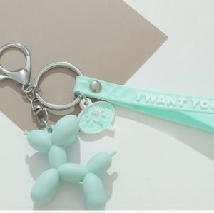 Balloon Puppy Keychain Doll Pendant Keychain Car Creative Key Pendant Cute Small